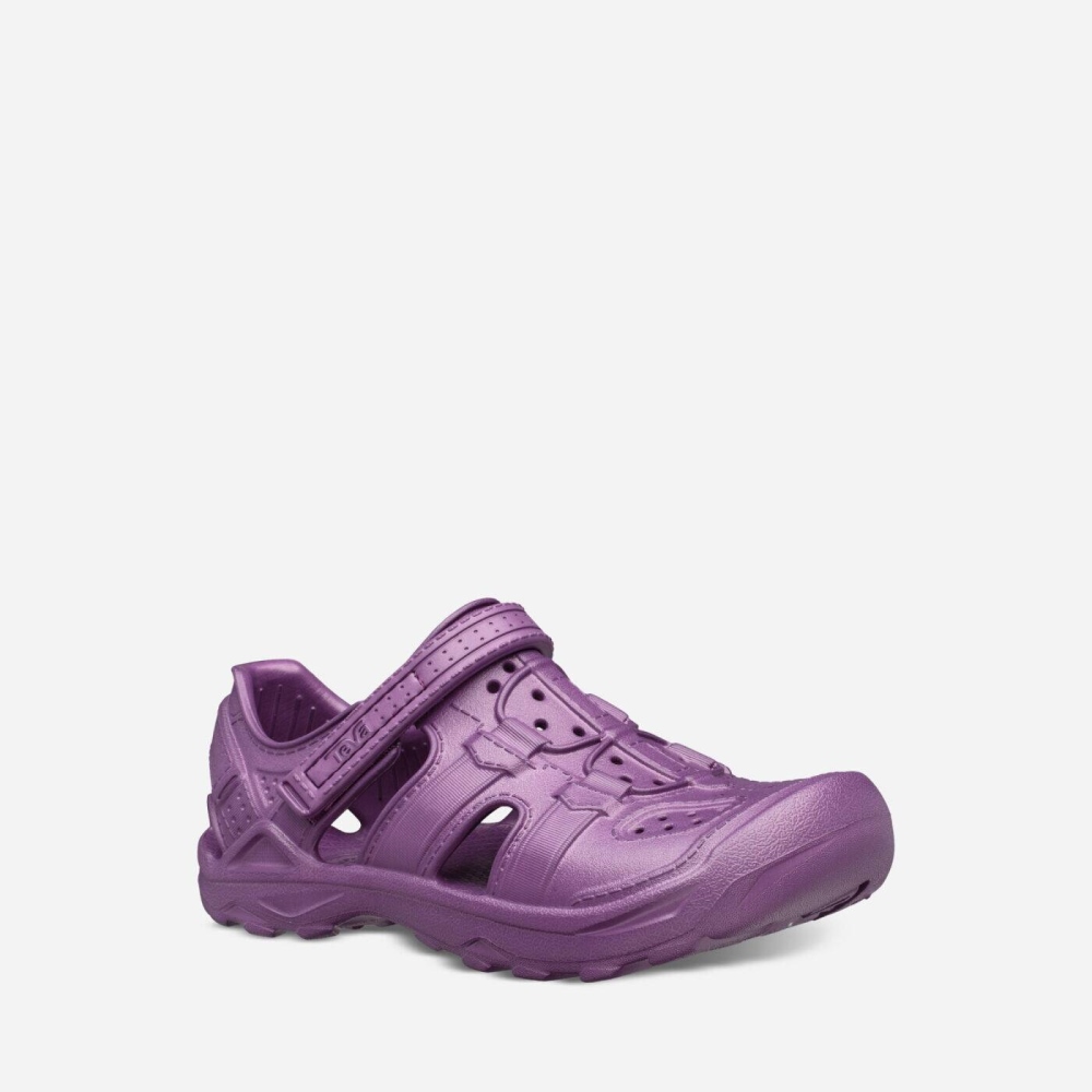 Teva Omnium Drift - Kids' Teva Slip Ons - Purple | India (NEJX17950)